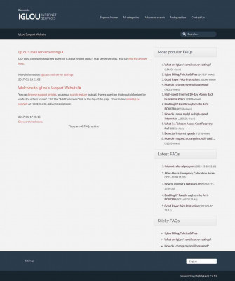 IgLou Support Website - How do I change my email password? IgLou Support Website - How do I change my email password?