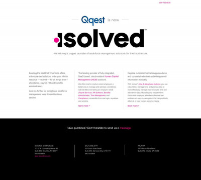 Qqest is now isolved Qqest is now isolved