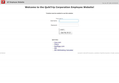Login - QuikTrip Employee Login - QuikTrip Employee