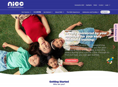 NIEC: Early Childhood Education & Training Courses for ... NIEC: Early Childhood Education & Training Courses for ...