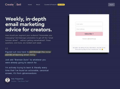 Mastering ConvertKit - Create & Sell - Brennan Dunn Mastering ConvertKit - Create & Sell - Brennan Dunn