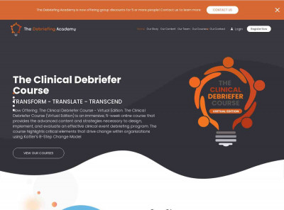 Login - The Debriefing Academy Login - The Debriefing Academy