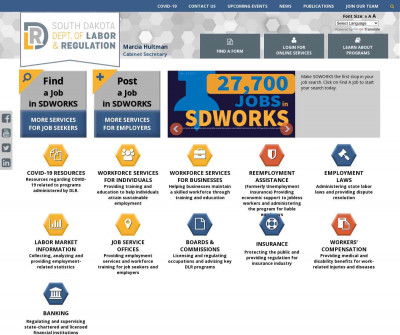South Dakota Department of Labor and Regulation South Dakota Department of Labor and Regulation