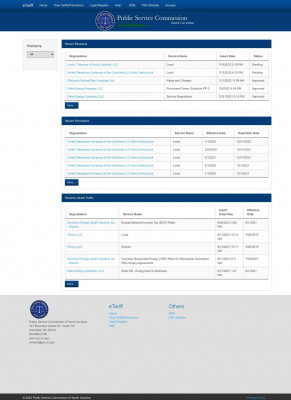 E Tariff System - Hargray Telephone Company, Inc. - SC.GOV E Tariff System - Hargray Telephone Company, Inc. - SC.GOV