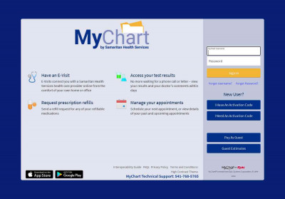 MyChart - Login Page - Samaritan Health Services MyChart - Login Page - Samaritan Health Services
