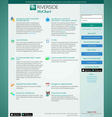 Riverside MyChart - Login Page Riverside MyChart - Login Page