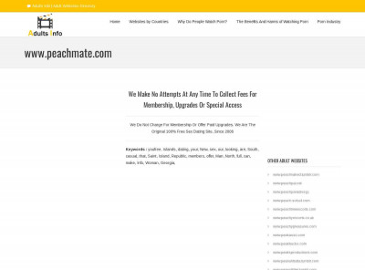 peachmate.com - We Make No Attempts At Any Time To ... peachmate.com - We Make No Attempts At Any Time To ...