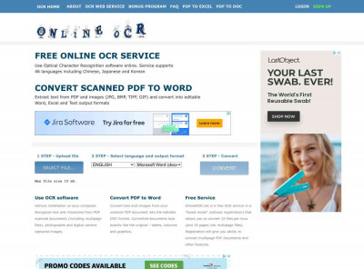 Sign in with your Online OCR account to convert PDF to Word Sign in with your Online OCR account to convert PDF to Word