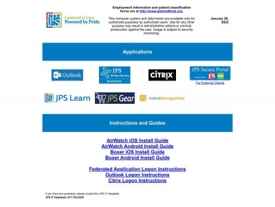 JPS Portal JPS Portal