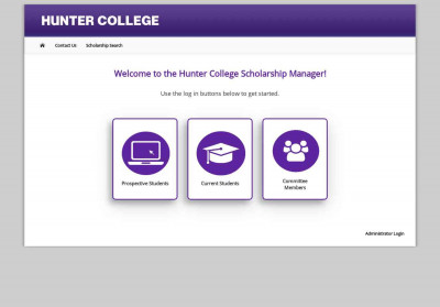 Request Logon - the Hunter College Scholarship Manager! Request Logon - the Hunter College Scholarship Manager!