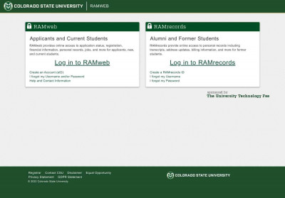 RAMrecords | Colorado State University RAMrecords | Colorado State University