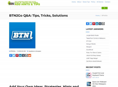 BTN2Go Q&A: Tips, Tricks, Ideas | onlinehackz.com BTN2Go Q&A: Tips, Tricks, Ideas | onlinehackz.com