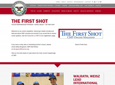 CMP Website Alert - The First Shot - Civilian Marksmanship ... CMP Website Alert - The First Shot - Civilian Marksmanship ...