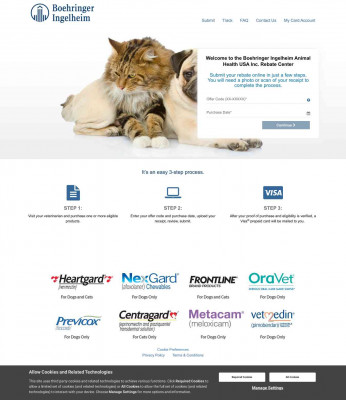 Boehringer Ingelheim Animal Health Rebate Center Boehringer Ingelheim Animal Health Rebate Center