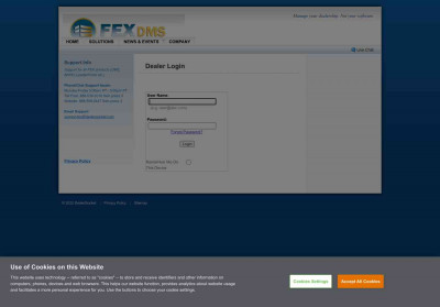 FEX DMS - FEX Mobile Login FEX DMS - FEX Mobile Login