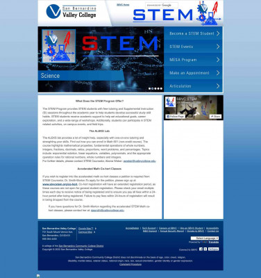 MESA — San Bernardino Valley College - STEM Home MESA — San Bernardino Valley College - STEM Home