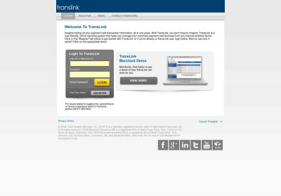 Login To TransLink - TSYS Login To TransLink - TSYS