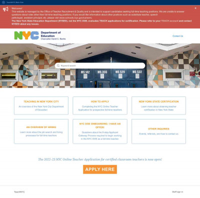 NYC DOE ONBOARDING: I HAVE AN OFFER! - TeachNYC NYC DOE ONBOARDING: I HAVE AN OFFER! - TeachNYC