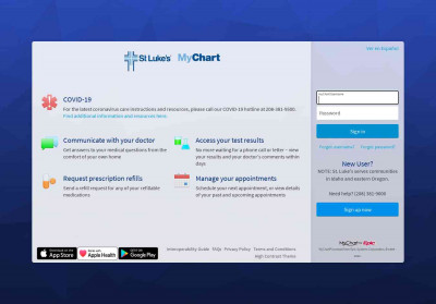 myChart - Login Page - St. Luke's - Idaho and Eastern Oregon myChart - Login Page - St. Luke's - Idaho and Eastern Oregon