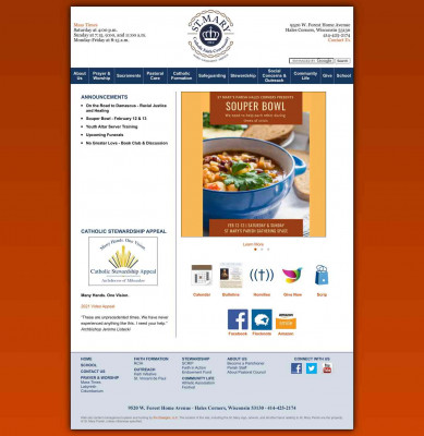 Site Administration - Login - St. Mary Catholic Faith Community Site Administration - Login - St. Mary Catholic Faith Community