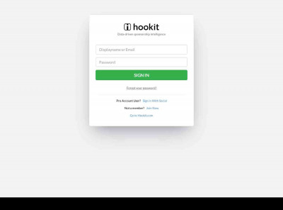 Sign In to Hookit Account Sign In to Hookit Account