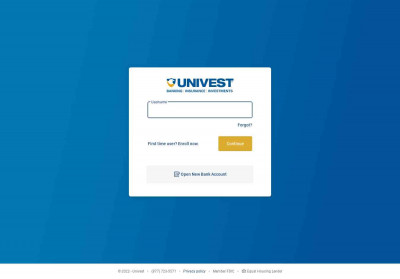 Login · Univest Login · Univest
