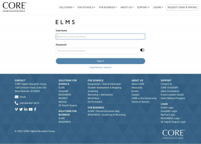 ELMS (RXpreceptor) Login ELMS (RXpreceptor) Login