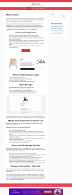 Macys Insite Employee Connection Login - Official Macy's ... Macys Insite Employee Connection Login - Official Macy's ...