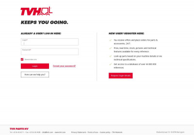 Login - TVH Login - TVH