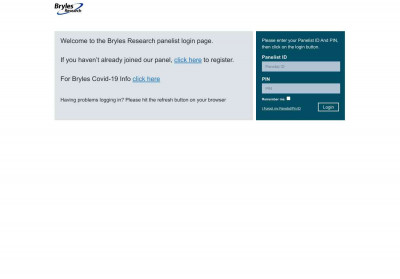 Bryles Research panelist login Bryles Research panelist login
