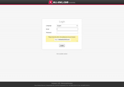Webmail - ALL-INKL.COM Webmail - ALL-INKL.COM