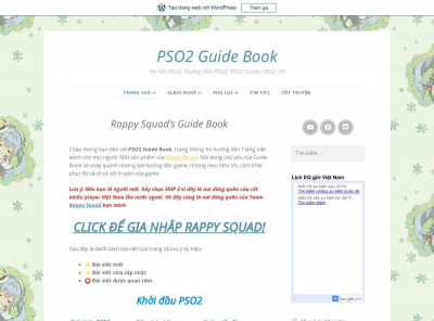 Lỗi thường gặp - PSO2 Guide Book Lỗi thường gặp - PSO2 Guide Book