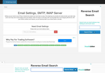 Homecall Email Settings Homecall Email Settings