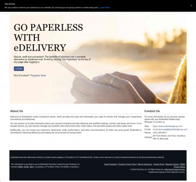 Butterfield Online Brokerage - Welcome Butterfield Online Brokerage - Welcome