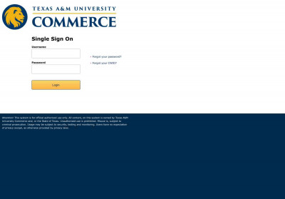 Texas A&M University-Commerce Login Service Texas A&M University-Commerce Login Service