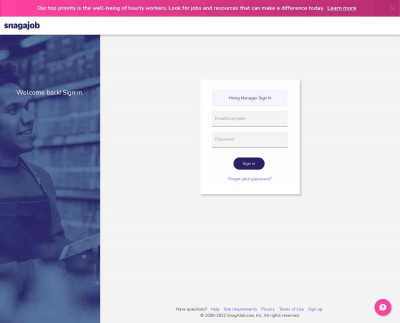 Snagajob - Talent Management System: Login Snagajob - Talent Management System: Login