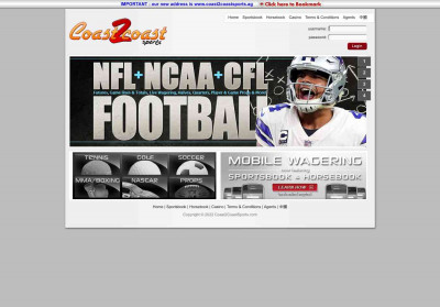 Sportsbook Terms and Conditions for Coast2CoastSports Sportsbook Terms and Conditions for Coast2CoastSports