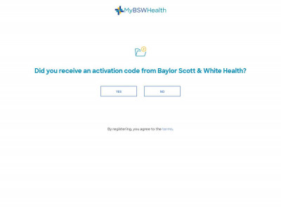 Register for MyBSWHealth Register for MyBSWHealth