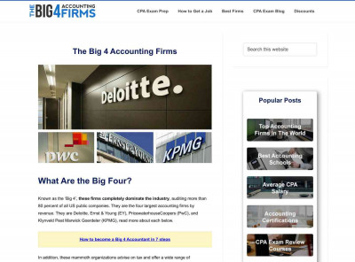 Becker CPA Review Course - The Big 4 Accounting Firms Becker CPA Review Course - The Big 4 Accounting Firms