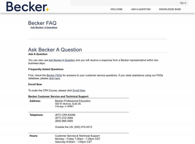 Becker Home Sign-in Becker Home Sign-in