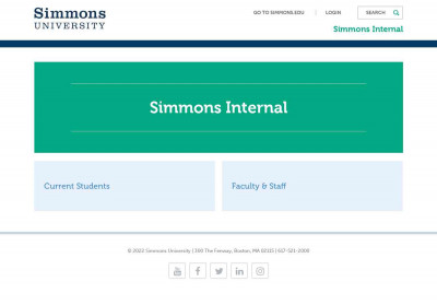 Simmons Central Authentication Simmons Central Authentication