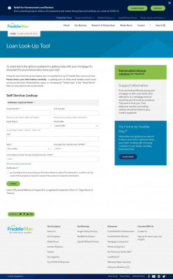Freddie Mac Loan Lookup Freddie Mac Loan Lookup