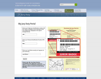 Jury Duty - LA Court Jury Duty - LA Court