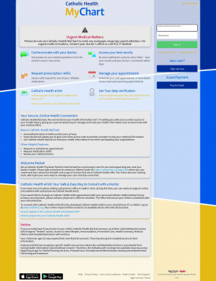 Catholic Health MyChart - Login Page Catholic Health MyChart - Login Page