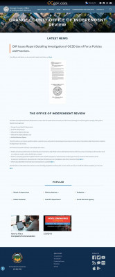 Policy & Training Review, Orange County Sheriff's Department ... Policy & Training Review, Orange County Sheriff's Department ...