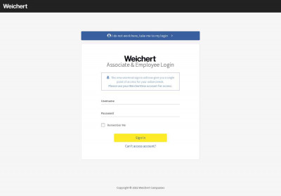WeichertOne Login WeichertOne Login