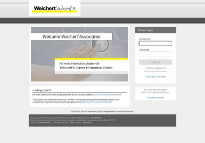 Weichert Works Intranet - Real Estate Transaction System ... Weichert Works Intranet - Real Estate Transaction System ...