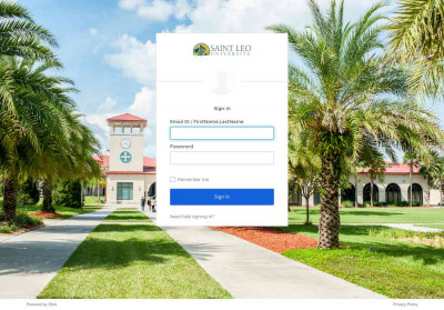 Okta Portal - Login - Saint Leo University Okta Portal - Login - Saint Leo University