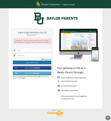 The Baylor Parent Portal: Login The Baylor Parent Portal: Login