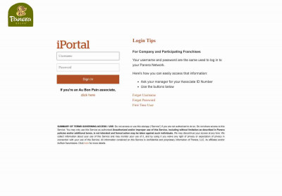 login tips - Iportal Portal - Panera Bread login tips - Iportal Portal - Panera Bread